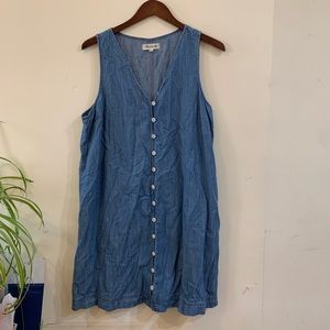 Button Down Tank Dress - Madewell